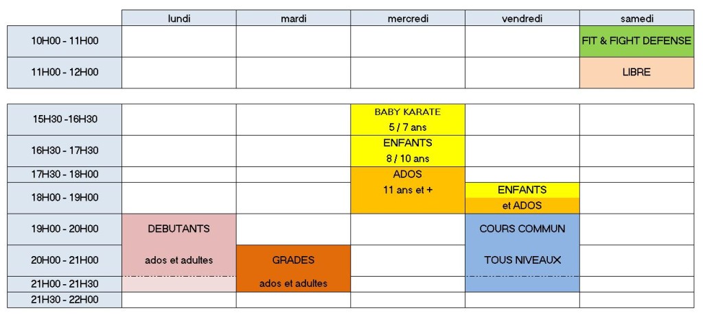skcp16 grille horaire